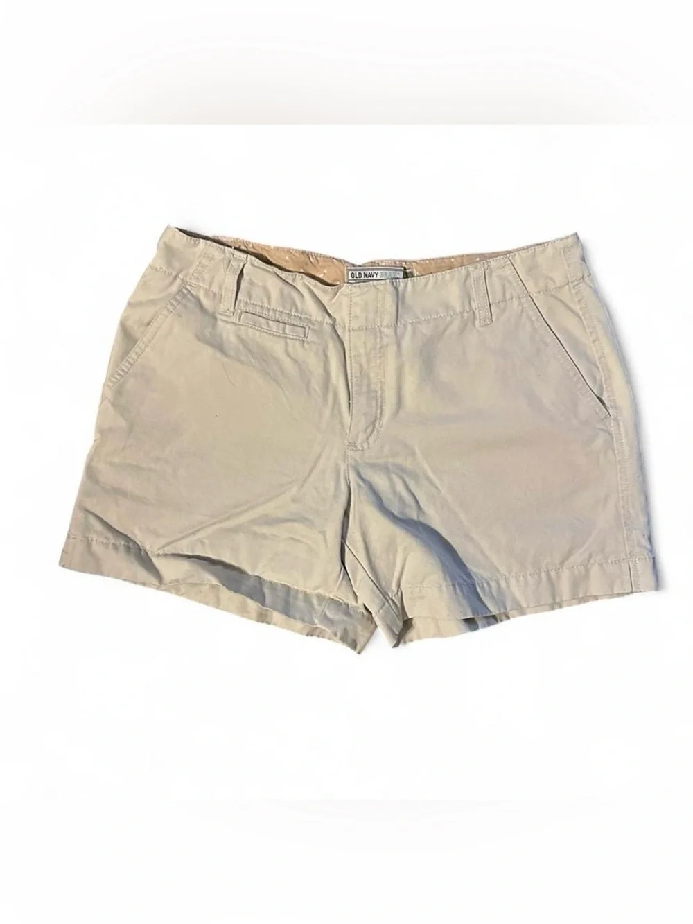 Women’s Vintage 2005 Old Navy Tan Khaki Shorts Size 6